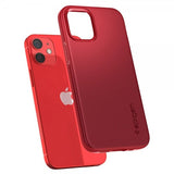 Spigen iPhone 12 Mini Skal Thin Fit Röd