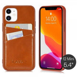 KAVAJ iPhone 12 Mini Skal Tokyo Brun