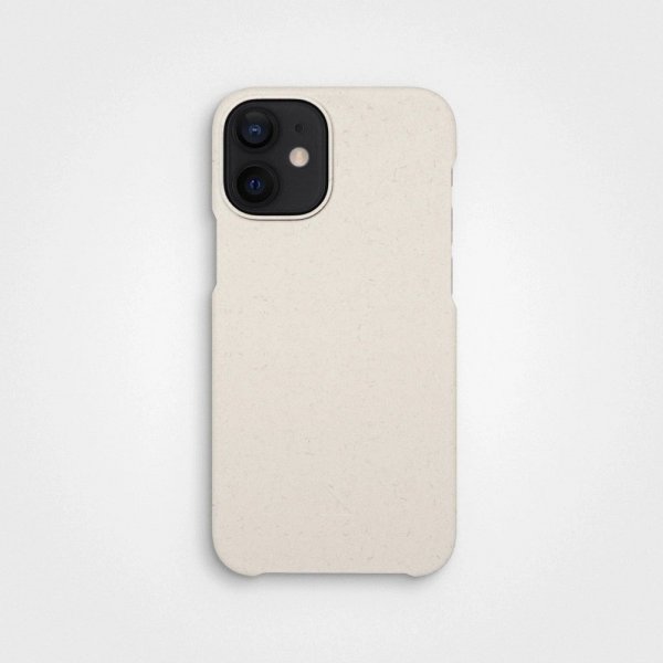 agood company iPhone 12 Mini Skal Växtbaserat Vanilla White