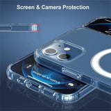 Rvelon iPhone 12 Mini Skal TPU MagSafe Transparent