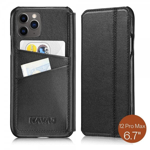 KAVAJ iPhone 12 Pro Max Fodral Dallas Svart