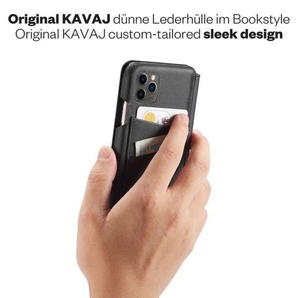 KAVAJ iPhone 12 Pro Max Fodral Dallas Svart
