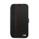 BMW iPhone 12 Pro Max Fodral Dynamic Carbon Svart