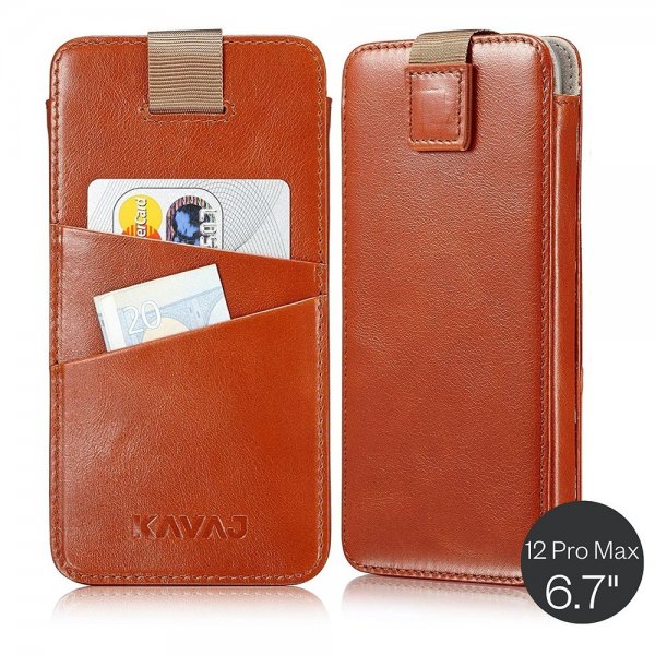 Kavaj iPhone 12 Pro Max Fodral Miami Brun