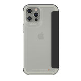 Gear4 iPhone 12 Pro Max Fodral Wembley Flip Klar Svart