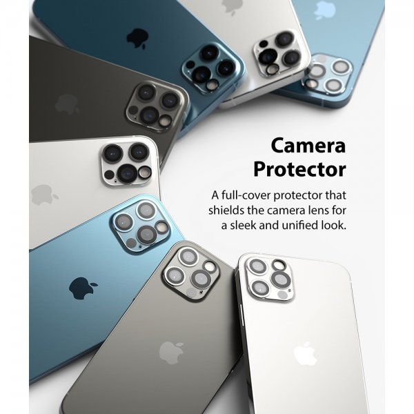 Ringke iPhone 12 Pro Max Kameraskydd Camera Protector Glass 2-pack