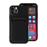 iPhone 12 Pro Max Skal Korthållare Svart