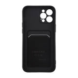 iPhone 12 Pro Max Skal Korthållare Svart