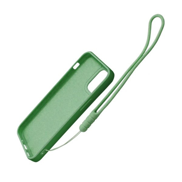iPhone 12 Pro Max Skal Silikon med Ringhållare Grön