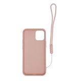 iPhone 12 Pro Max Skal Silikon med Ringhållare Rosa