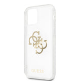 Guess iPhone 12 Pro Max Skal 4G Logo Guld Klar