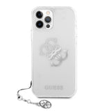 Guess iPhone 12 Pro Max Skal 4G Logo Silver Klar