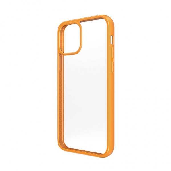 PanzerGlass iPhone 12 Pro Max Skal ClearCase Color PG Orange
