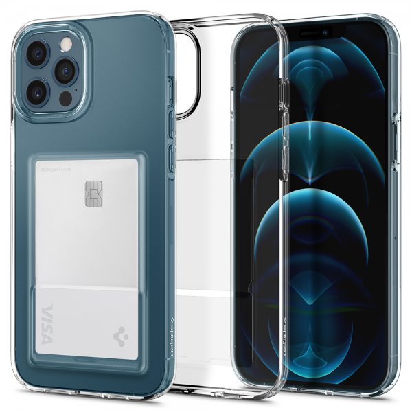 Spigen iPhone 12 Pro Max Skal Crystal Slot Crystal Clear