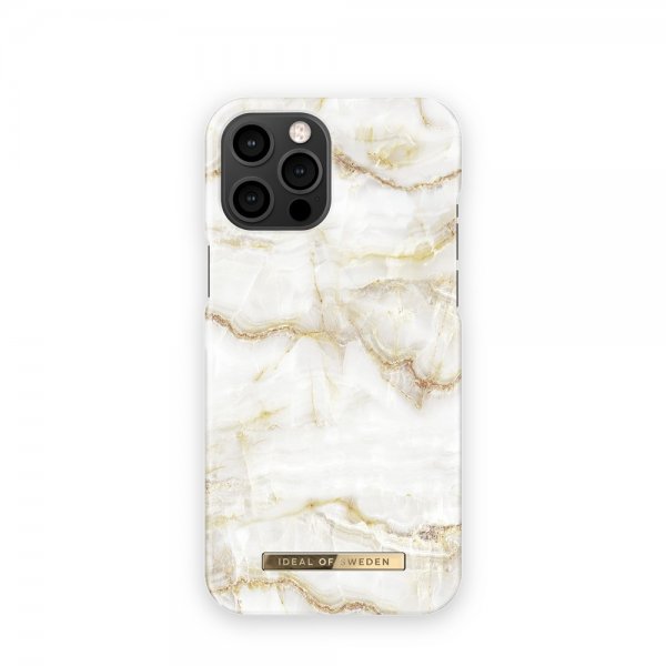 Ideal of Sweden iPhone 12 Pro Max Skal Fashion Case Golden Pearl Marble