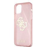 Guess iPhone 12 Pro Max Skal Full Glitter Rosa