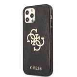 Guess iPhone 12 Pro Max Skal Full Glitter Svart