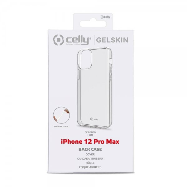 Celly iPhone 12 Pro Max Skal GELSKIN Transparent