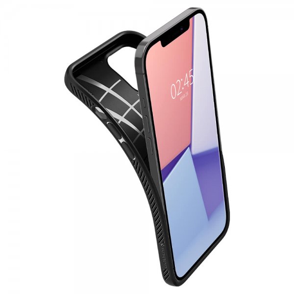 Spigen iPhone 12 Pro Max Skal Liquid Air Matte Black
