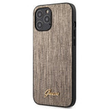 Guess iPhone 12 Pro Max Skal Lizard Guld