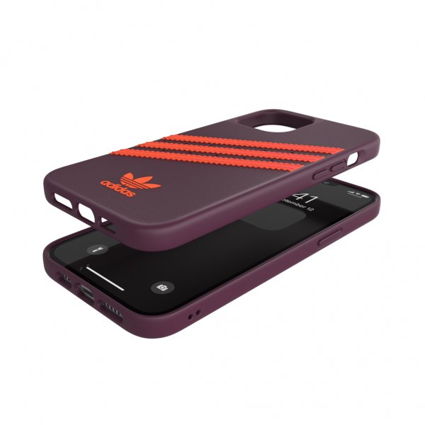 Adidas iPhone 12 Pro Max Skal Moulded Case PU Maroon/Solar Orange