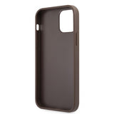 Guess iPhone 12 Pro Max Skal Printed Stripe Brun