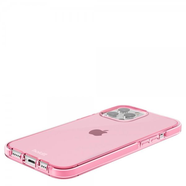 holdit iPhone 12 Pro Max Skal Seethru Bright Pink