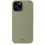 holdit iPhone 12 Pro Max Skal Silikon Khaki Green
