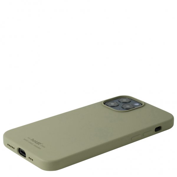 holdit iPhone 12 Pro Max Skal Silikon Khaki Green