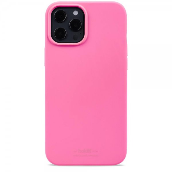 holdit iPhone 12 Pro Max Skal Silikon Bright Pink