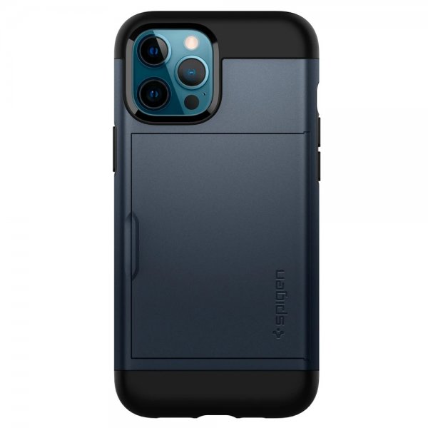 Spigen iPhone 12 Pro Max Skal Slim Armor CS Metal Slate