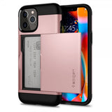 Spigen iPhone 12 Pro Max Skal Slim Armor CS Roseguld