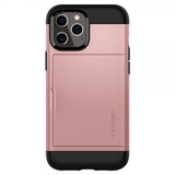 Spigen iPhone 12 Pro Max Skal Slim Armor CS Roseguld