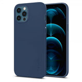 Spigen iPhone 12 Pro Max Skal Thin Fit Deep Blue