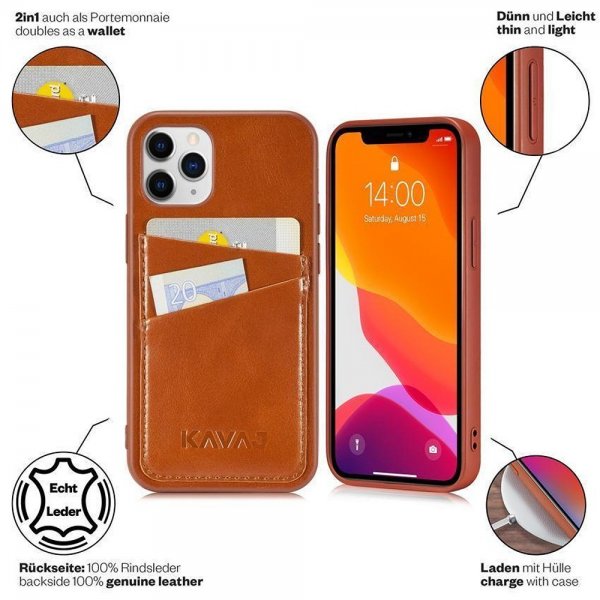 KAVAJ iPhone 12 Pro Max Skal Tokyo Brun