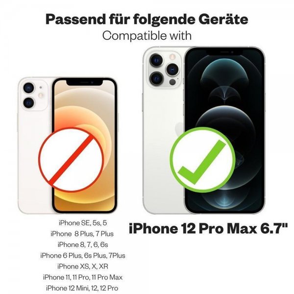 KAVAJ iPhone 12 Pro Max Skal Tokyo Svart