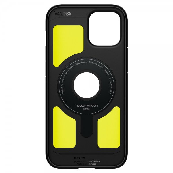 Spigen iPhone 12 Pro Max Skal Tough Armor Mag Svart