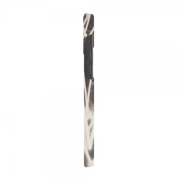 agood company iPhone 12 Pro Max Skal Växtbaserat Graffiti Heart Black White