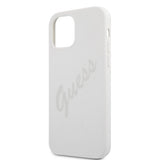 Guess iPhone 12 Pro Max Skal Vintage Silicone Cream