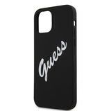 Guess iPhone 12 Pro Max Skal Vintage Silicone Svart