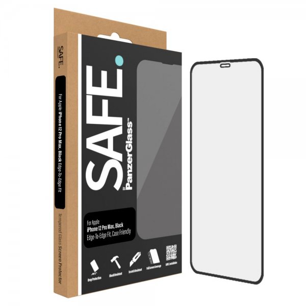 SAFE by PanzerGlass iPhone 12 Pro Max Skärmskydd Edge-to-Edge Fit