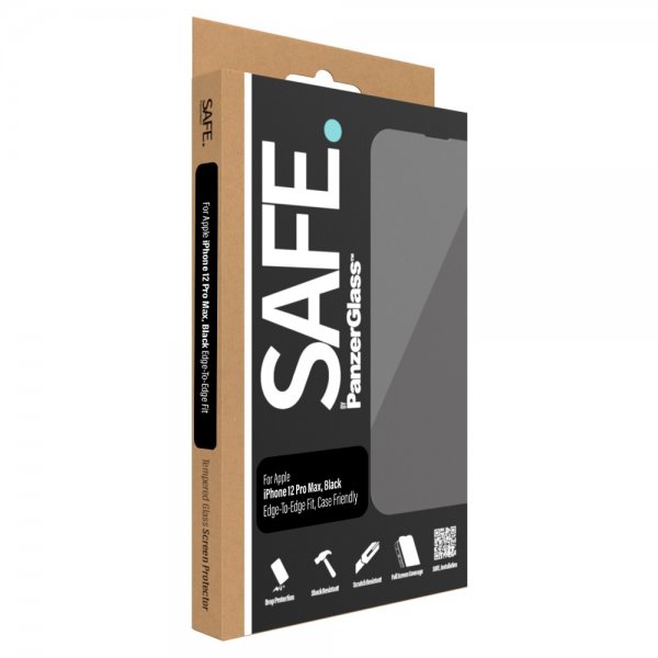 SAFE by PanzerGlass iPhone 12 Pro Max Skärmskydd Edge-to-Edge Fit