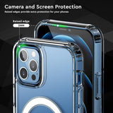 Rvelon iPhone 12 Pro Max Skal TPU MagSafe Transparent
