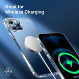 iPhone 12 Pro Max Skal TPU MagSafe Stöttåligt Transparent