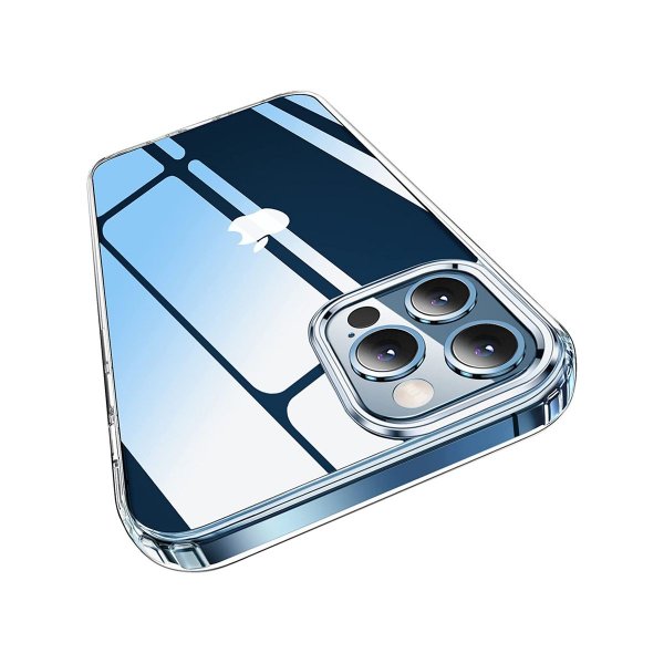 iPhone 12 Pro Max Skal TPU MagSafe Stöttåligt Transparent
