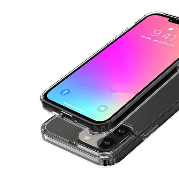 Rvelon iPhone 12 Pro Max Skal Stöttålig Transparent