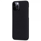 Pitaka iPhone 12/iPhone 12 Pro Skal MagEZ Case Svart/Grå Twill