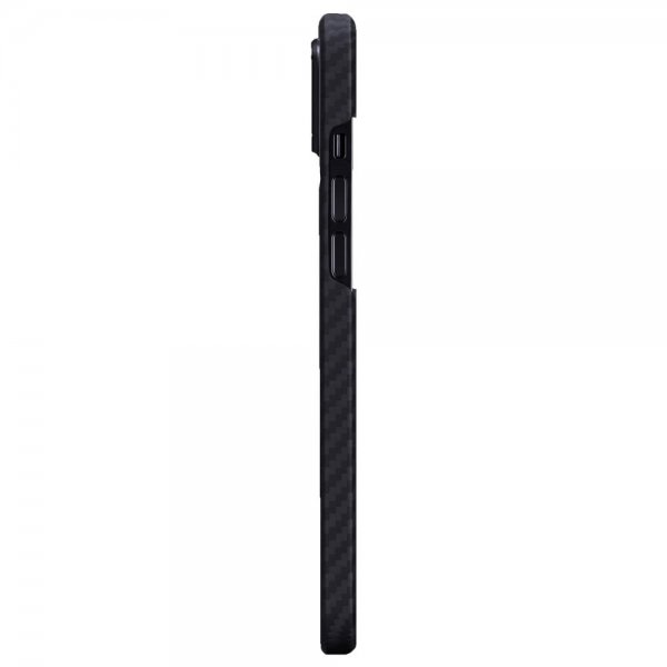 Pitaka iPhone 12/iPhone 12 Pro Skal MagEZ Case Svart/Grå Twill