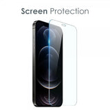 Northjo iPhone 12 Pro Skal med Skärmskydd och Kameraskydd 3-i-1