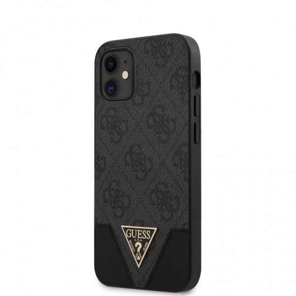 Guess iPhone 12 Mini Skal 4G Grå